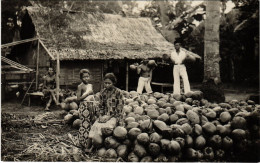 PC CPA Real Photo Village Scene Fruit INDONESIA (a15227) - Indonésie