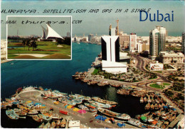 PC CPA U.A.E. , DUBAI, VIEW OF DUBAI CREEK, REAL PHOTO POSTCARD (b16409) - Emiratos Arábes Unidos