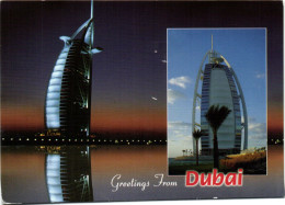 PC CPA UAE, DUBAI, BURJ AL ARAB, REAL PHOTO Postcard (b16730) - United Arab Emirates