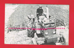 1 Grande Carte Format 11.5 Cm X 18 Cm ... Tracteur Massey Ferguson ...Agriculture ... - Tracteurs