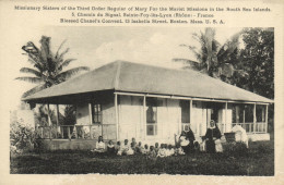 PC CPA SAMOA, PACIFIC, MISSIONARY SISTERS, Vintage Postcard (b19434) - Samoa