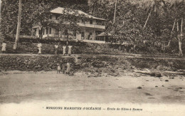 PC CPA SAMOA, PACIFIC, ECOLE DE FILLES Á SAMOA, Vintage Postcard (b19455) - Samoa