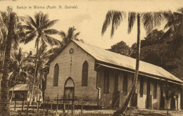 PC CPA PAPUA NEW GUINEA, KERKJE TE WAIMA, Vintage Postcard (b19778) - Papouasie-Nouvelle-Guinée