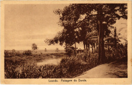 PC CPA ANGOLA / PORTUGAL, LOANDA, PAISAGEM DO DANDE, Vintage Postcard (b21633) - Angola