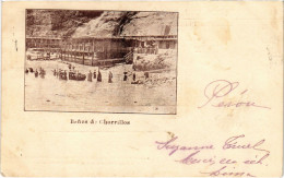 PC CPA ANTIGUA, BANOS DE CHORRILLOS, Vintage Postcard (b22199) - Barbades