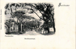 PC CPA PC CPA SURINAME PARAMARIBO, STOELMANSTRAAT, VINTAGE POSTCARD (b4744) - Surinam