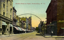 PC CPA US, WV, PARKERSBURG, MARKET STREET 1912, VINTAGE POSTCARD (b8207) - Other & Unclassified
