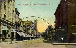 PC CPA US, WV, PARKERSBURG, MARKET STREET 1912, VINTAGE POSTCARD (b8207) - Andere & Zonder Classificatie