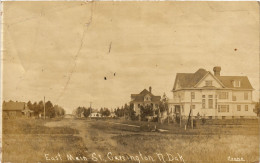 PC CPA US, ND, CARRINGTON, EAST MAIN ST 1912, REAL PHOTO POSTCARD (b6852) - Sonstige & Ohne Zuordnung