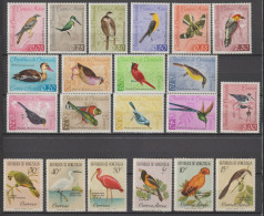 VENEZUELA - 1961/62 - SERIE COMPLETE OISEAUX YVERT N40/642 + 660/66 + AERIENS 741/43 ET 769/776 ** MNH - COTE = 55 EUR - Venezuela