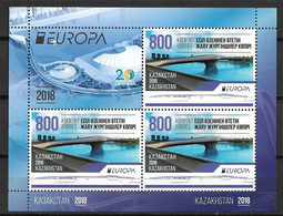 KAZAKHSTAN KASACHSTAN EUROPA CEPT 2018 Bloc/Block/minisheet, Neuf/mint/postfrisch - 2018