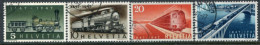 SWITZERLAND 1947 Railway Centenary Used. Michel 484-87 - Gebraucht