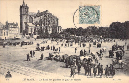 FRANCE - 72 - LE MANS - La Place Des Jacobins Un Jour De Marché - Edition Joniaux - Carte Postale Ancienne - Le Mans