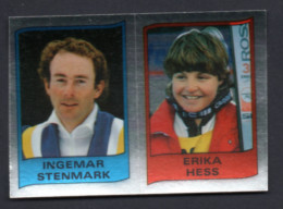Figurina Panini Supersport 1986 - N° 110 - Ingemar Stenmark E Erika Hess (sci) - Invierno