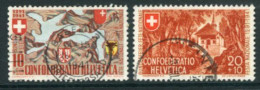 SWITZERLAND 1941 650th Anniversary Of Confederation Used  . Michel 396-97 - Usati
