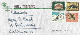 Venezuela 1965 Caracas Pauraque Swallow Nyctidromus Albicollis Anteater Alpinism Mountaineering Mountain Hotel Cover - Golondrinas
