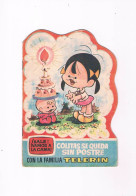 Cuento Troquelado Antiguo Familia Telerin Vamos A La Cama 47 Colitas Se Queda Sin Postre 1966 ** - Children's