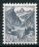 SWITZERLAND 1936 Landscape Definitive 40 C. LHM / *.  Michel 305 - Nuovi