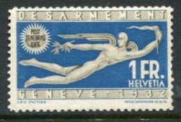 SWITZERLAND 1932 Disarmament 1 Fr.LHM / *. Michel 255 - Nuovi