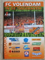 Programme FC Volendam - Ajax Amsterdam - 15.2.2004 - Eredivisie - Holland - Programm - Football - Libros