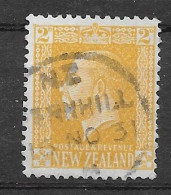 New Zealand 1916 VFU 20 Euros Rare Perf 14-13,5 - Usati