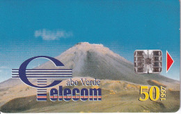 TARJETA DE CABO VERDE DE UN VOLCAN DEL AÑO 1997 - Kapverden