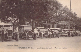 Nouvelle Calédonie - Nouméa - La Station Des Taxis - Taxi Car Station - Collection Barrau - Carte Postale Ancienne - Nieuw-Caledonië