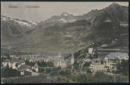 ITALY 1910 Merano Meran Obermais Dolomiti Mountain Franked - Merano