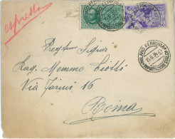 P0412  - ITALY - Postal History - FOOTBALL World Cup 1934 : 50 Cent On Cover - 1934 – Italia