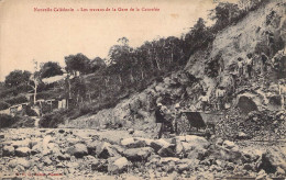 Nouvelle Calédonie - Les Travaux De La Gare De La Cauvelée - Editeur W.H.C. - Carte Postale Ancienne - Nouvelle-Calédonie