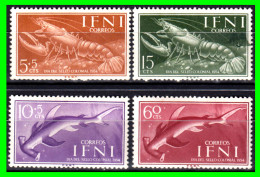 ESPAÑA COLONIAS ESPAÑOLAS ( IFNI ESPAÑOL AFRICA ) SELLOS AÑO 1954 FAUNA - NUEVOS - - Ifni