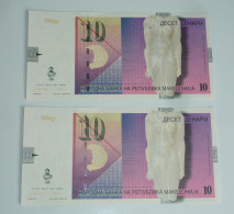 Billet MACEDOINE - 10 DENARI - 1997 - Macedonia Del Nord