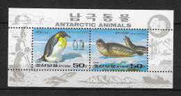 Korea, North 1996 MiNr. 3832 - 3833 Korea-Nord Antarctic Birds, Marine Animals Leopard Seal M\sh MNH**  2.80 € - Antarctic Wildlife