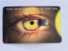 ANTILLES NEERLANDAISES PREPAID TOTAL SOLAR ECLIPSE 5$ UT - Astronomy