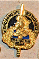 Pin's Gendarmerie Instructeur ELI - Policia