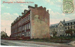 MOMIGNIES   Etablissement Des Frères Carte Colorisée  Voyagé En 1908 - Momignies