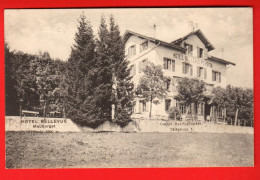 NBA-23  RARE Mauborget  Sur Grandson Hotel Bellevue-PensionCirculé  1924 Carte-Photo - Grandson