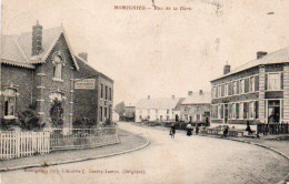 MOMIGNIES  Rue De La Gare Coiffeur Parfumerie Tabacs Cigares : Animée Voyagé En 1911 - Momignies