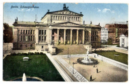 Allemagne -- BERLIN --1932----Schauspielhaus ...colorisée.....timbre ....cachet - Autres & Non Classés