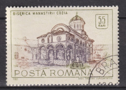 1968 Rumänien, Mi:RO 2716, Sn:RO 2043, Yt:RO 2418, Kloster Cozia - Abadías Y Monasterios