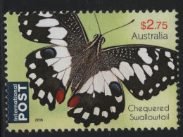 Australia 2016 MNH Sc 4484 $2.75 Chequered Swallowtail Butterfly - Mint Stamps