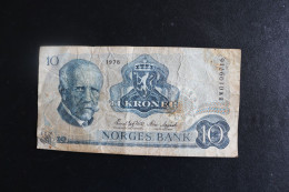 Billet , Norges Bank Ti Kroner, Norvège 10 Kronor /  1978 - Norvegia