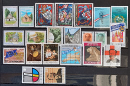 Luxembourg 1989 N°1164/1185 **TB Cote 36€70 - Annate Complete