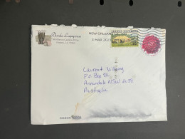 (1 Q 39) Letter Posted From USA To Australia - 1 Cover (posted During COVID-19) 3 Stamps - Covers & Documents