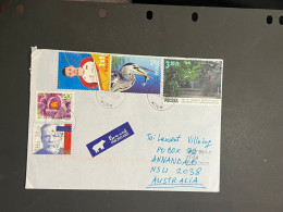 (1 Q 39) Letter Posted From Poland To Australia - 1 Cover (posted During COVID-19) 6 Stamps - Cartas & Documentos