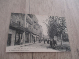 CPA 07 Ardèche Le Teil Rue De La République Place Des Sablons - Le Teil