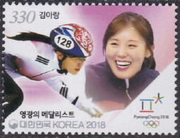 South Korea KPCC2637 2018 Pyeongchang Winter Olympics, Medalist, Short Track, Jeux Olympiques - Hiver 2018 : Pyeongchang