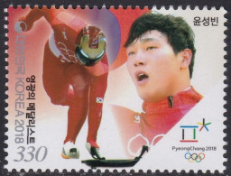 South Korea KPCC2647 2018 Pyeongchang Winter Olympics, Medalist, Skeleton, Jeux Olympiques - Hiver 2018 : Pyeongchang