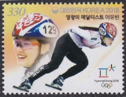South Korea KPCC2651 2018 Pyeongchang Winter Olympics, Medalist, Short Track, Jeux Olympiques - Inverno 2018 : Pyeongchang