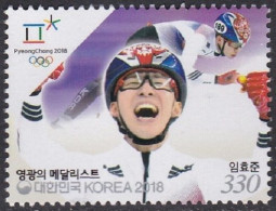 South Korea KPCC2652 2018 Pyeongchang Winter Olympics, Medalist, Short Track, Jeux Olympiques - Hiver 2018 : Pyeongchang